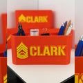 Personalized Marines Master Sergeant Desk Organizer