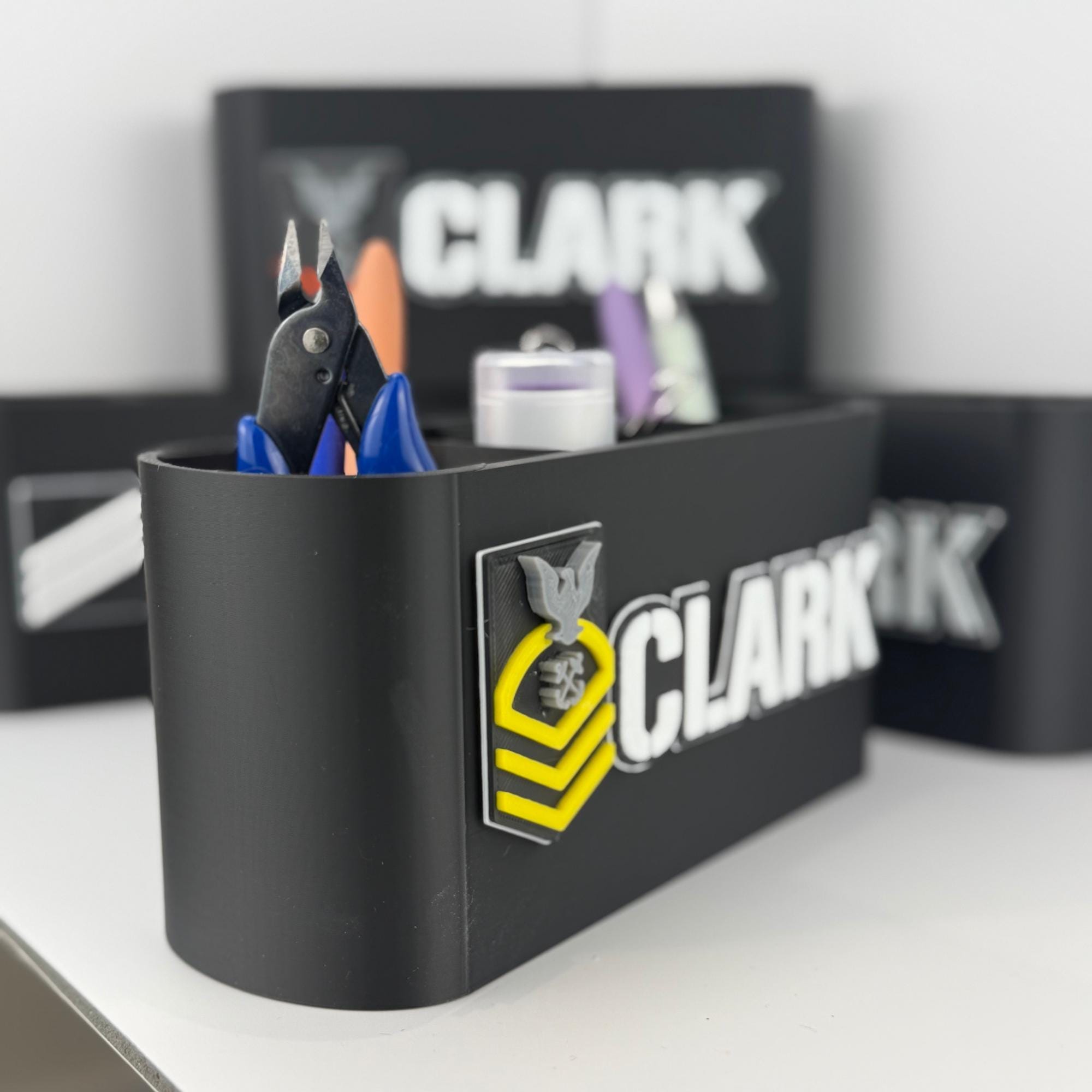 Personalized Navy Chief Petty Officer Desk Organizer