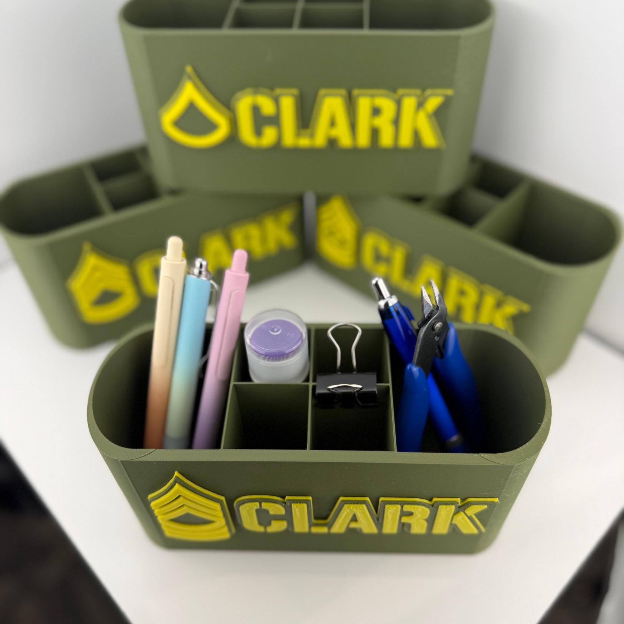 Personalized Navy Master Chief Petty Officer of the Navy Desk Organizer