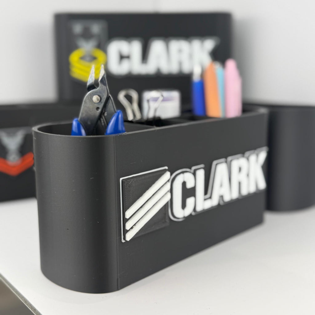 Personalized Navy Seaman Desk Organizer