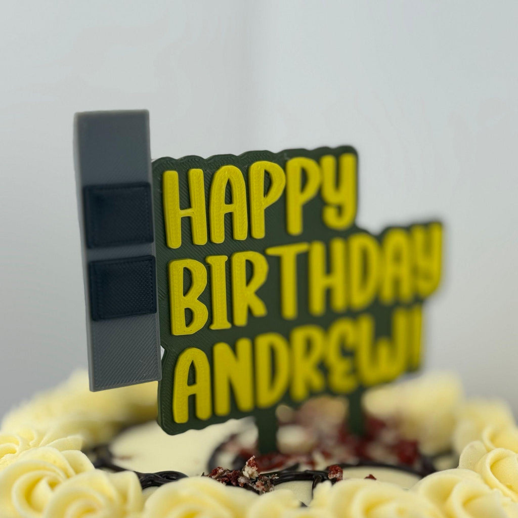 Personalized Army Chief Warrant Officer 2 Cake Topper