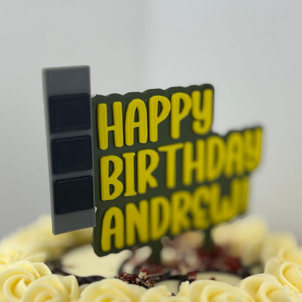 Personalized Army Chief Warrant Officer 3 Cake Topper