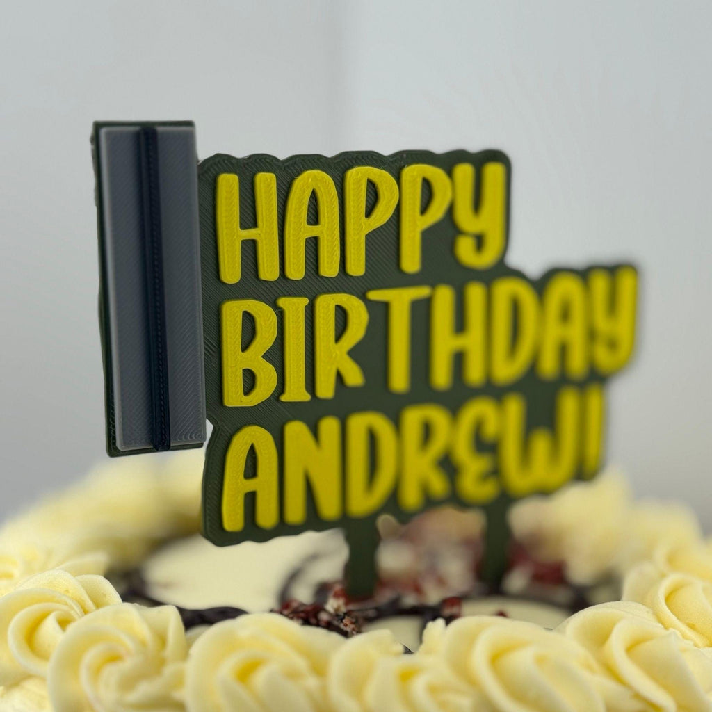 Personalized Army Chief Warrant Officer 5 Cake Topper
