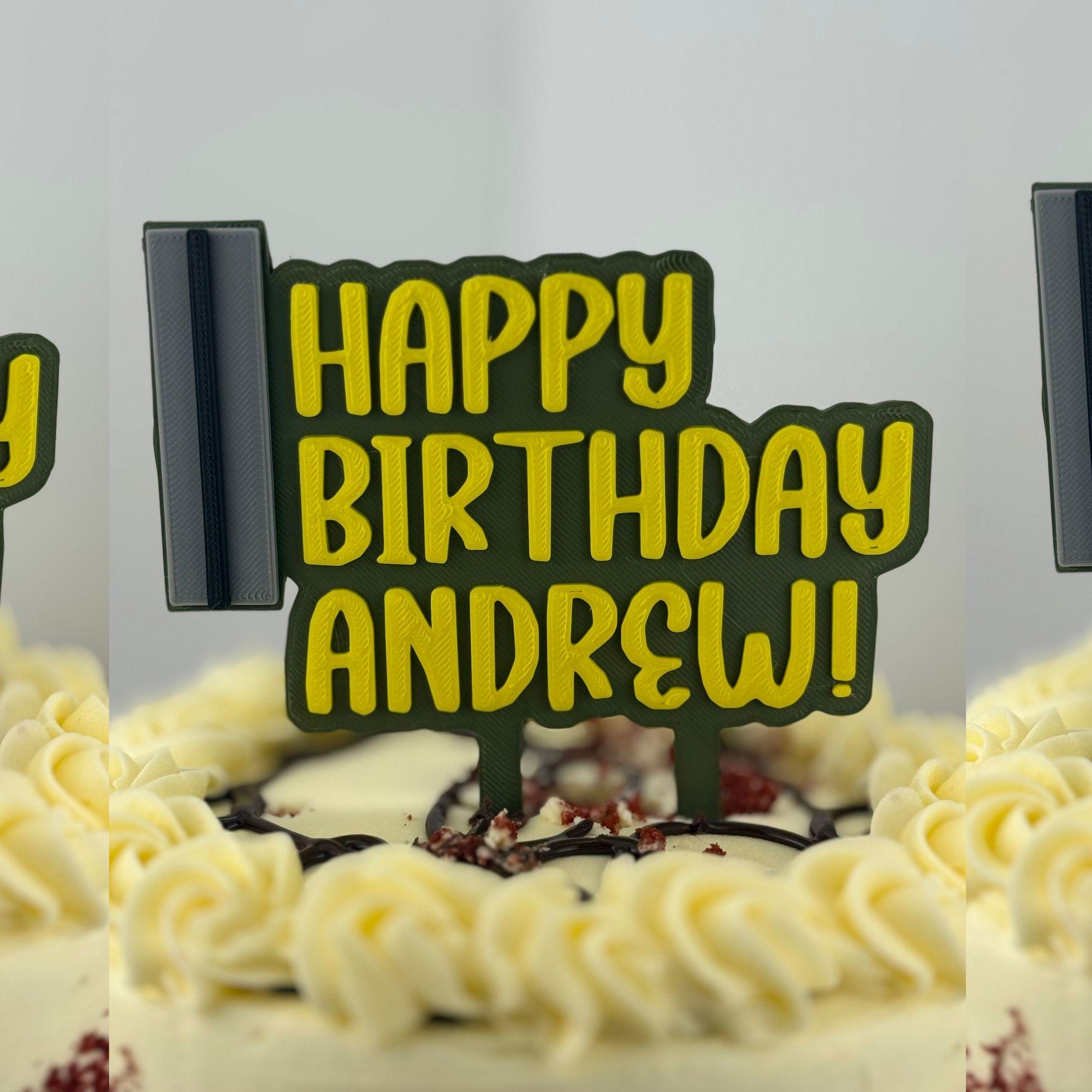 Personalized Army Chief Warrant Officer 5 Cake Topper