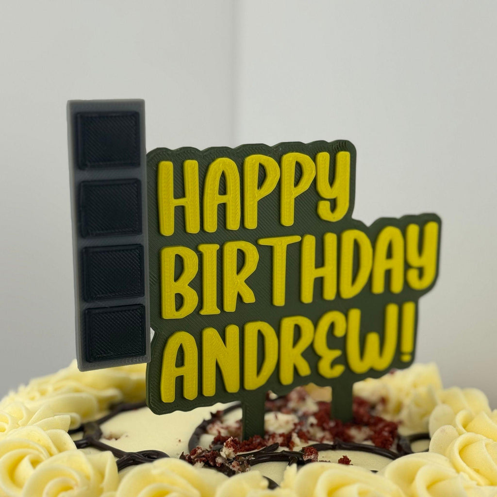 Personalized Army Chief Warrant Officer 4 Cake Topper