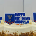 Personalized Coast Guard Petty Officer Third Class Cake Topper