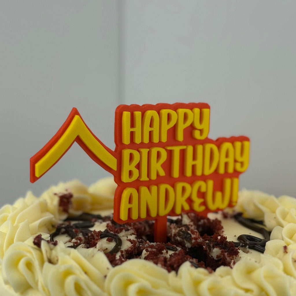 Personalized Marines Private First Class Cake Topper