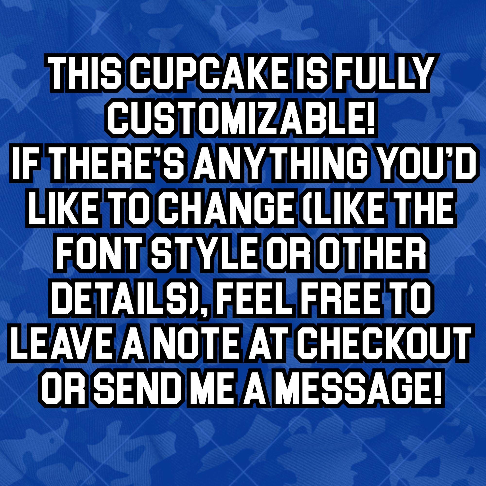 Air Force Command Chief Master Sergeant Cupcake Topper