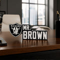 Personalized Las Vegas Raiders Football Desk Name Plate