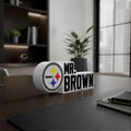 Personalized Pittsburgh Steelers Football Desk Name Plate