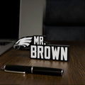 Personalized Philadelphia Eagles Football Desk Name Plate