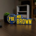 Personalized FBI Desk Name Plate