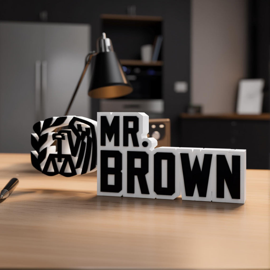 Personalized IRS Desk Name Plate