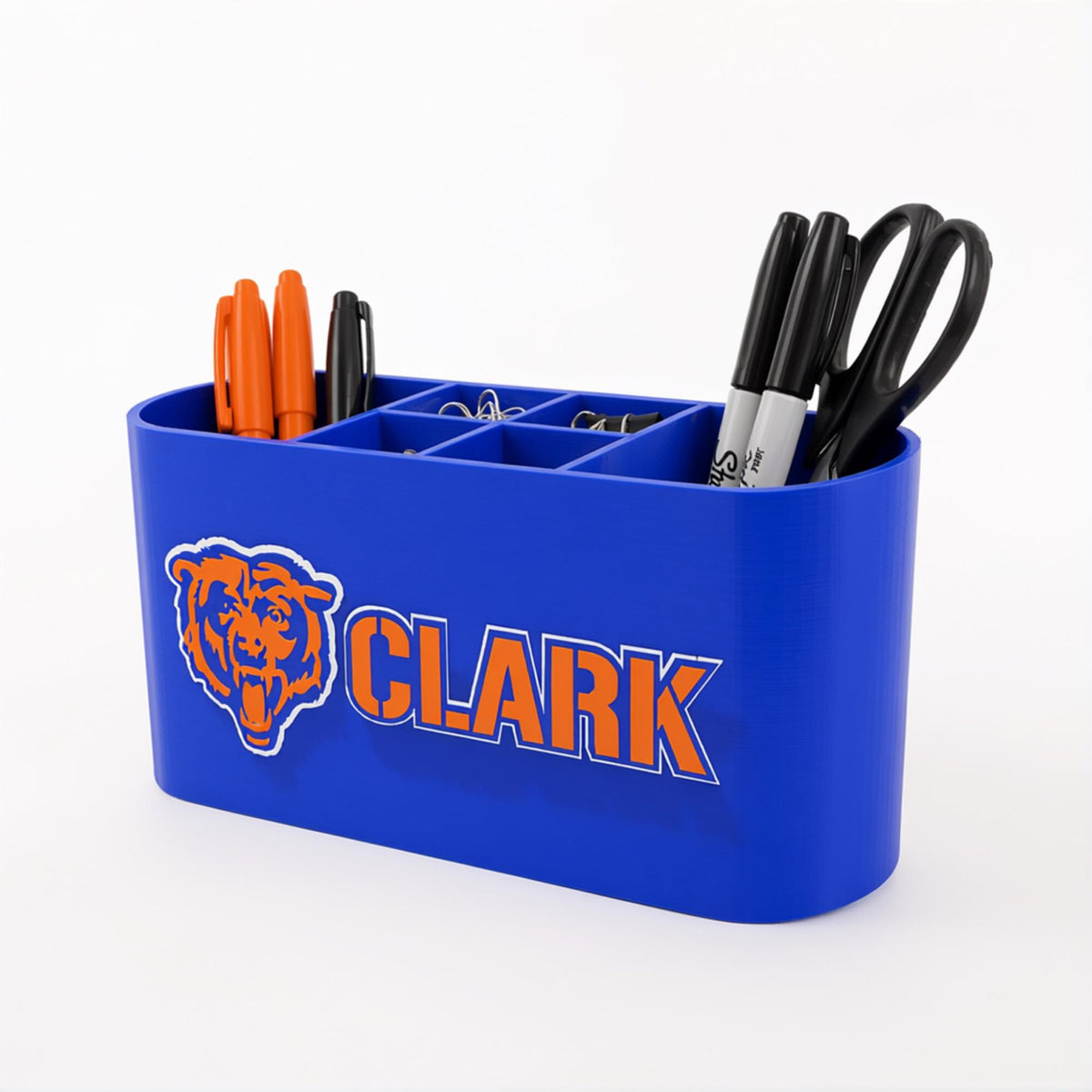 Personalized Chicago Bears Desk Organizer