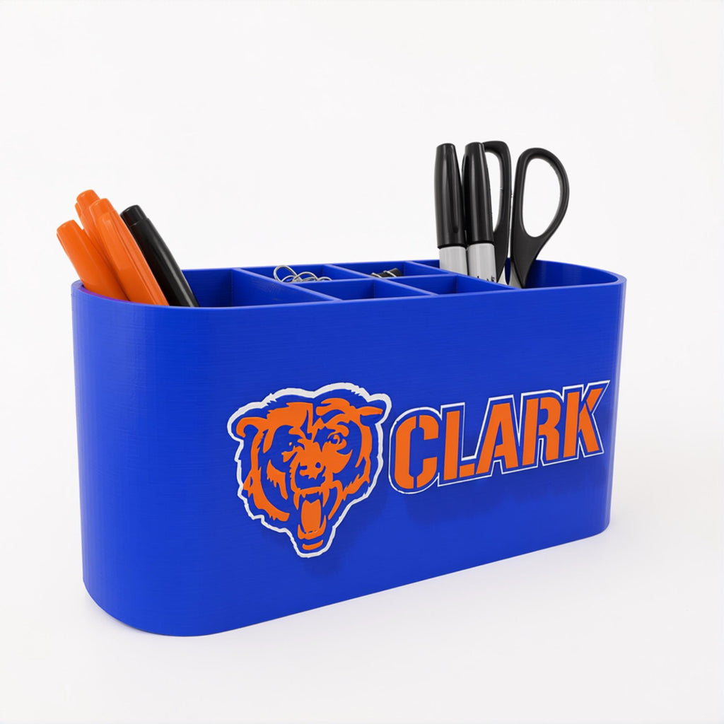 Personalized Chicago Bears Desk Organizer
