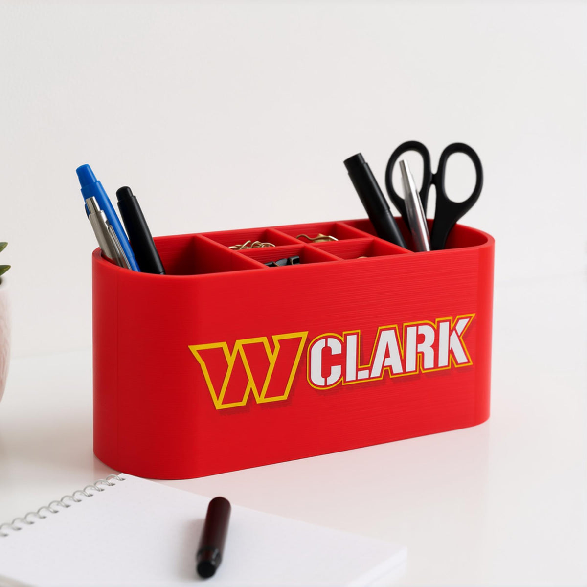 Personalized Washington Commanders Desk Organizer