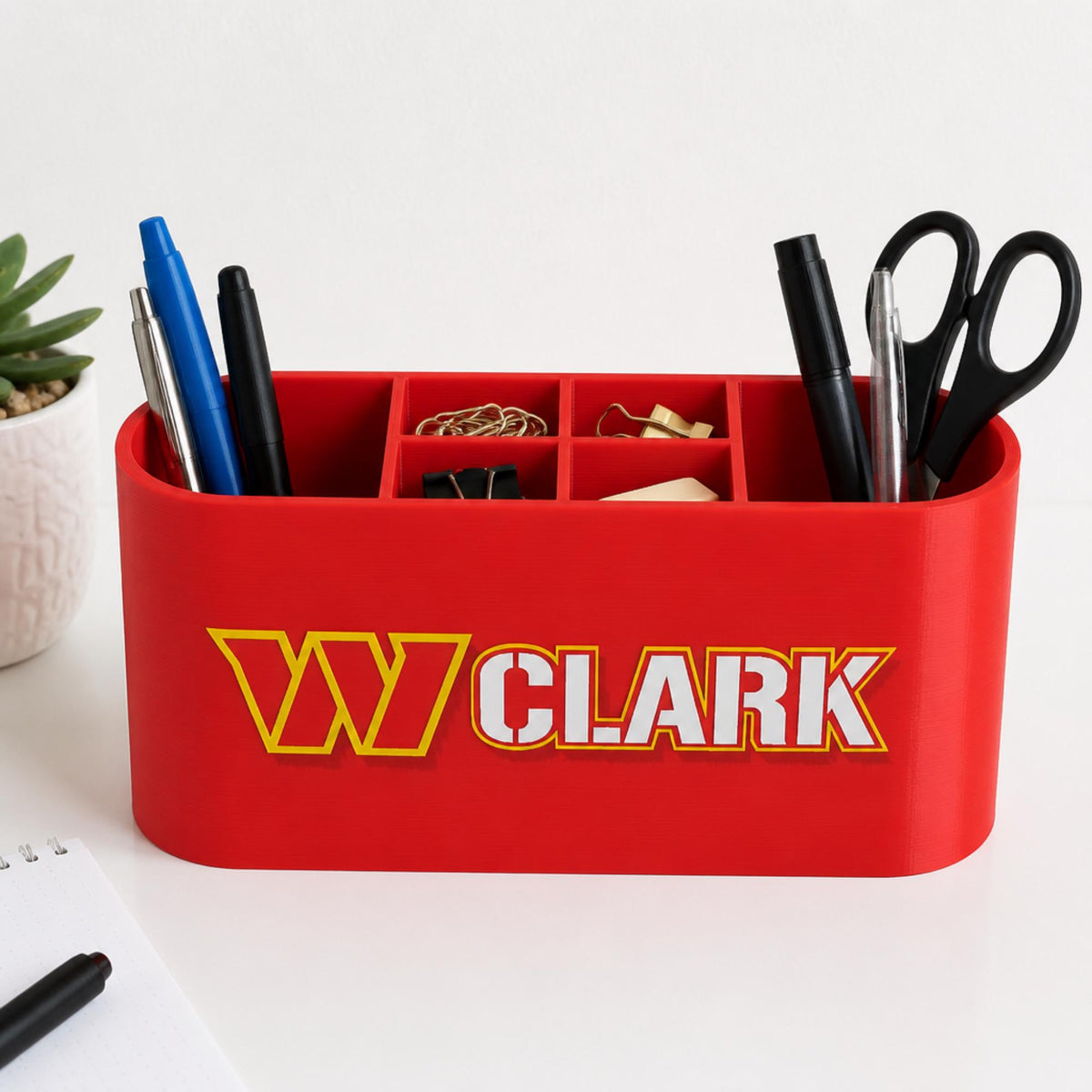 Personalized Washington Commanders Desk Organizer