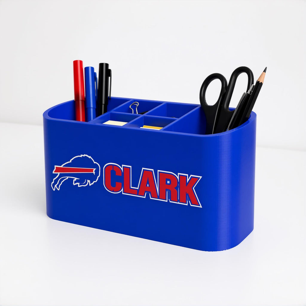 Personalized Buffalo Bills Desk Organizer