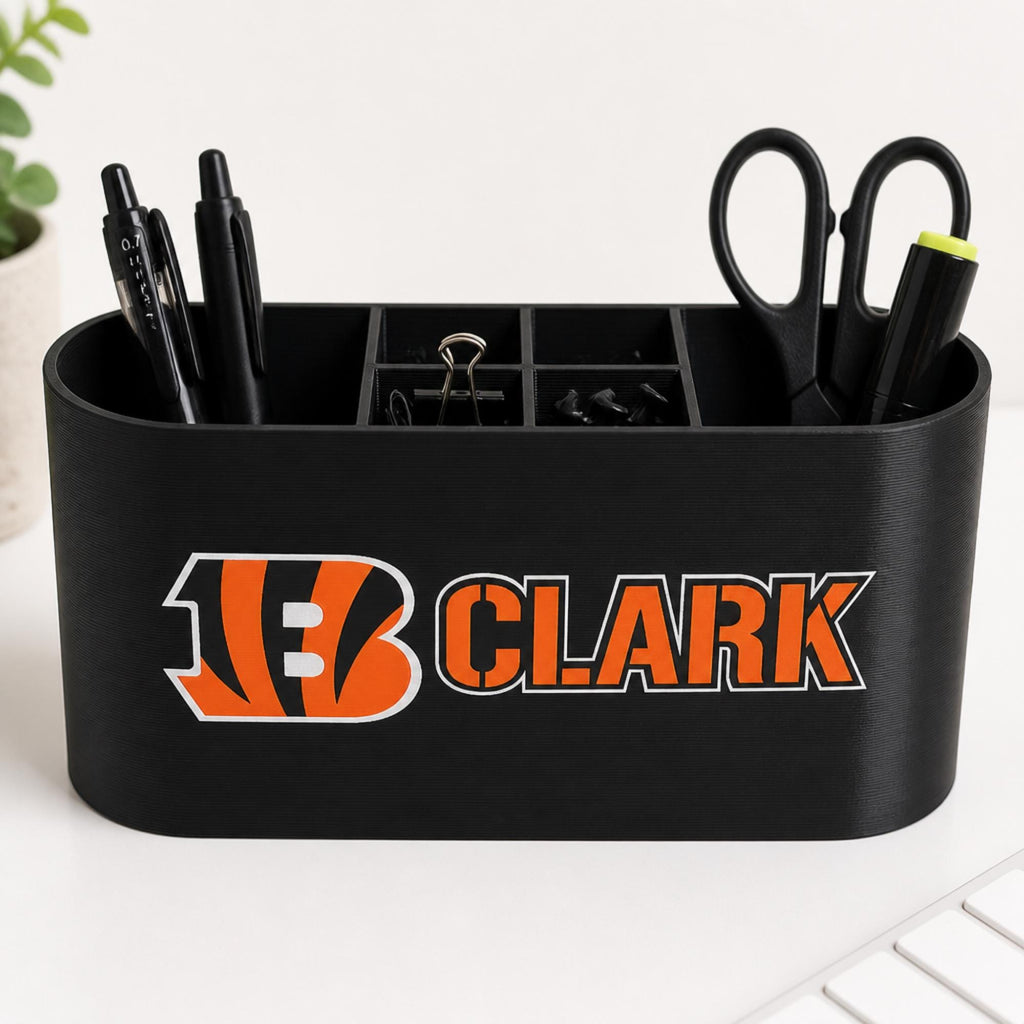 Personalized Cincinnati Bengals Desk Organizer