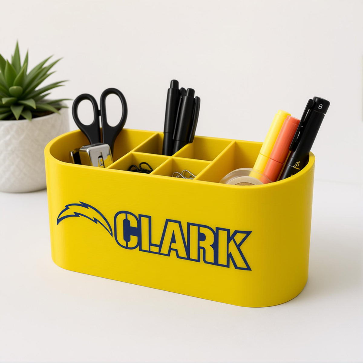 Personalized Los Angeles Rams Desk Organizer