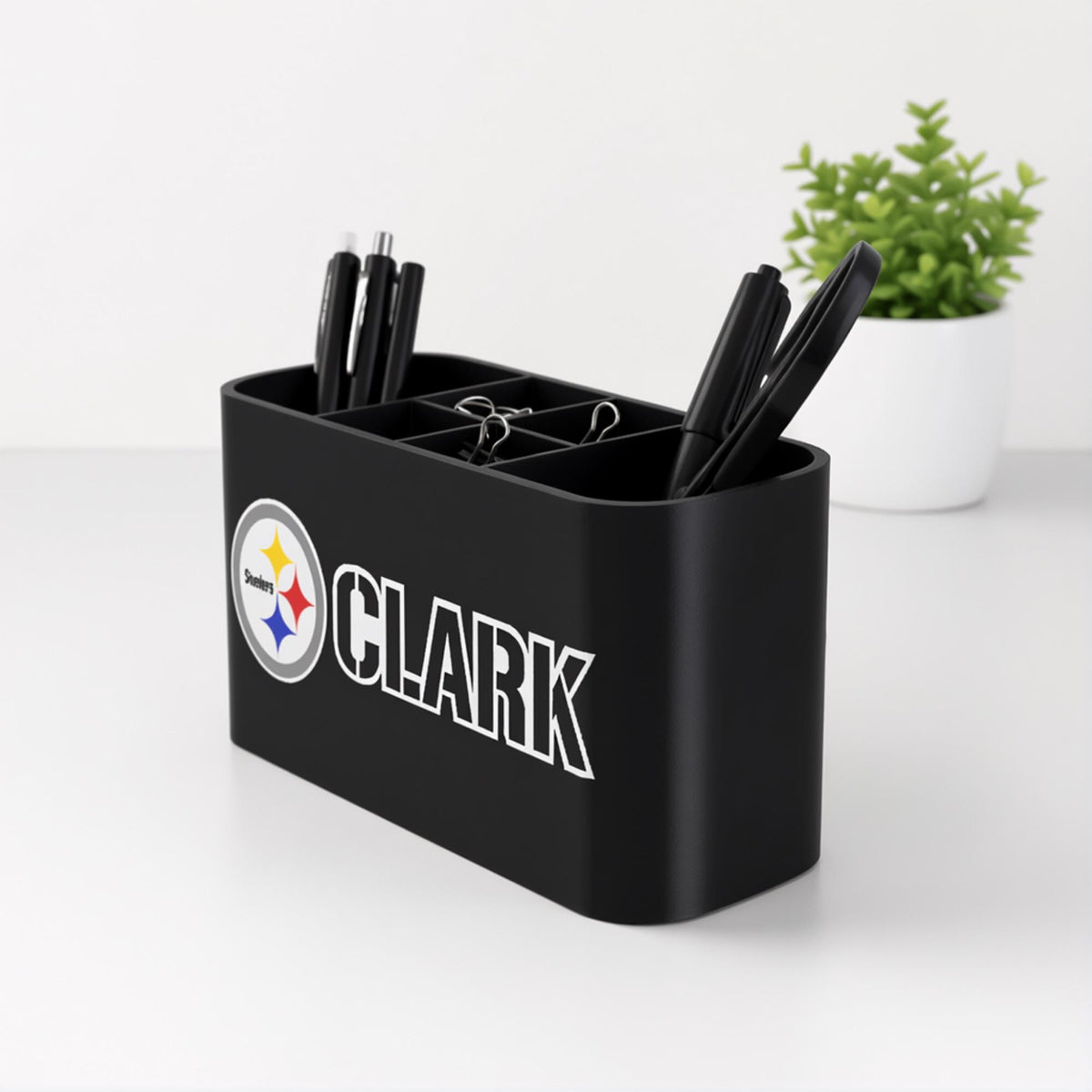 Personalized Pittsburgh Steelers Desk Organizer
