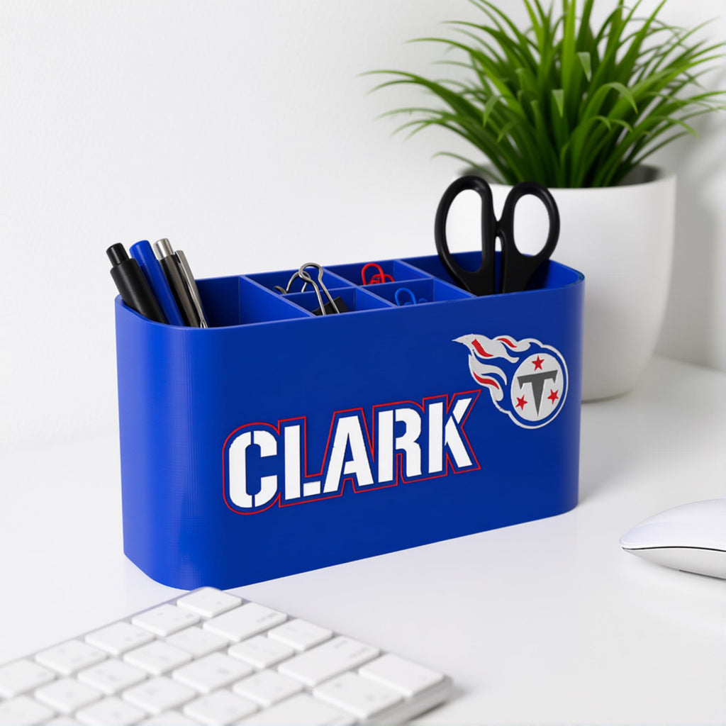 Personalized Tennessee Titans Desk Organizer