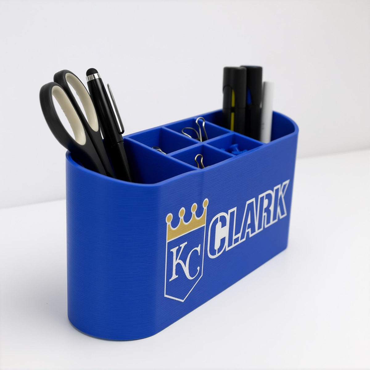 Personalized Kansas City Royals Desk Organizer
