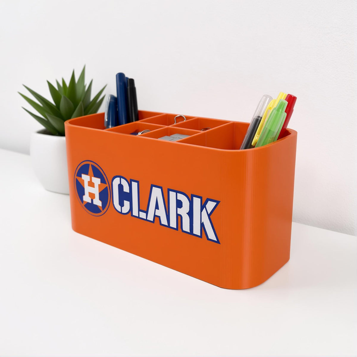Personalized Houston Astros Desk Organizer