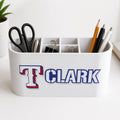 Personalized Texas Rangers Desk Organizer