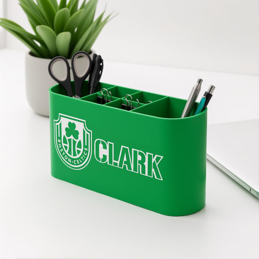 Personalized Boston Celtics Desk Organizer
