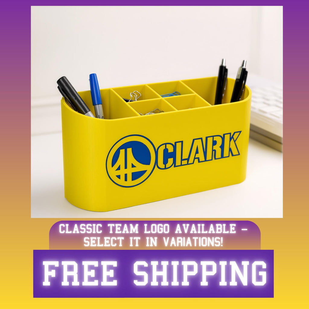 Personalized Golden State Warriors Desk Organizer