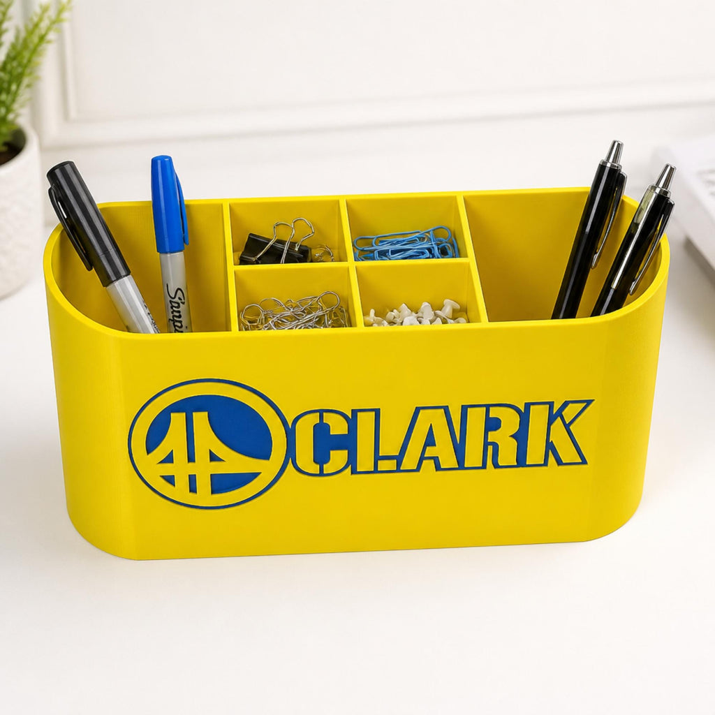 Personalized Golden State Warriors Desk Organizer