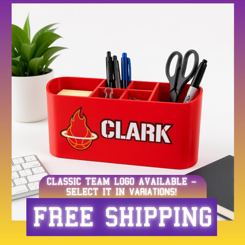 Personalized Miami Heat Desk Organizer