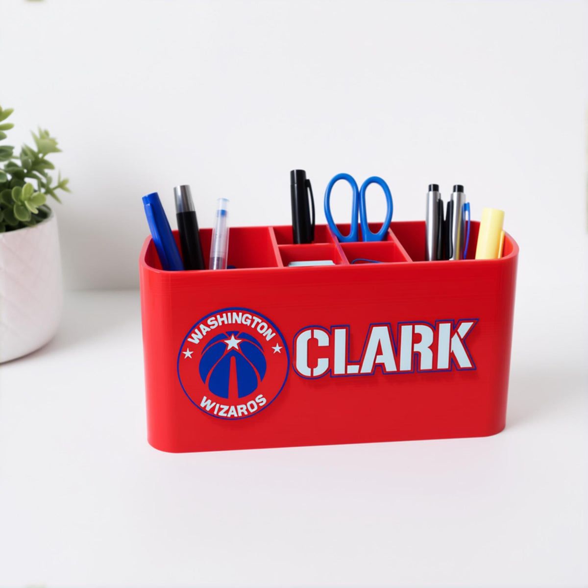 Personalized Washington Wizards Desk Organizer