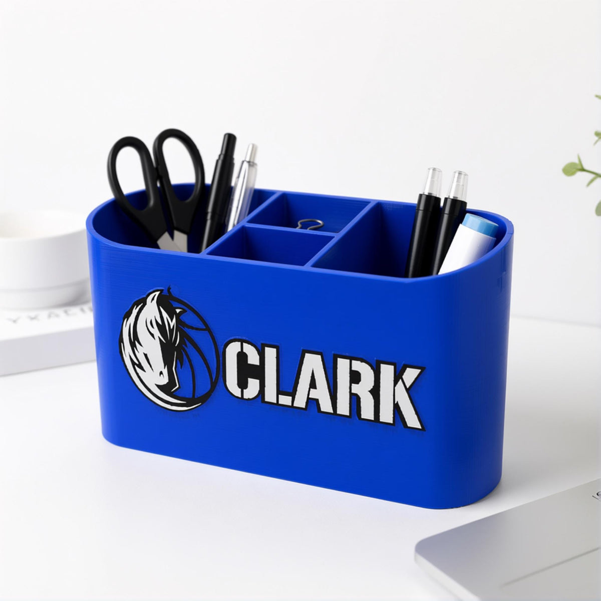 Personalized Dallas Mavericks Desk Organizer