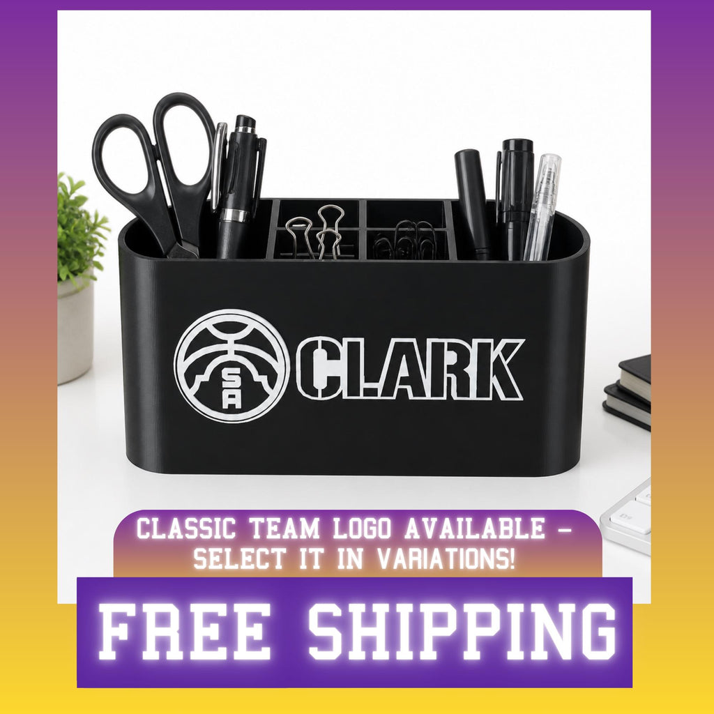 Personalized San Antonio Spurs Desk Organizer
