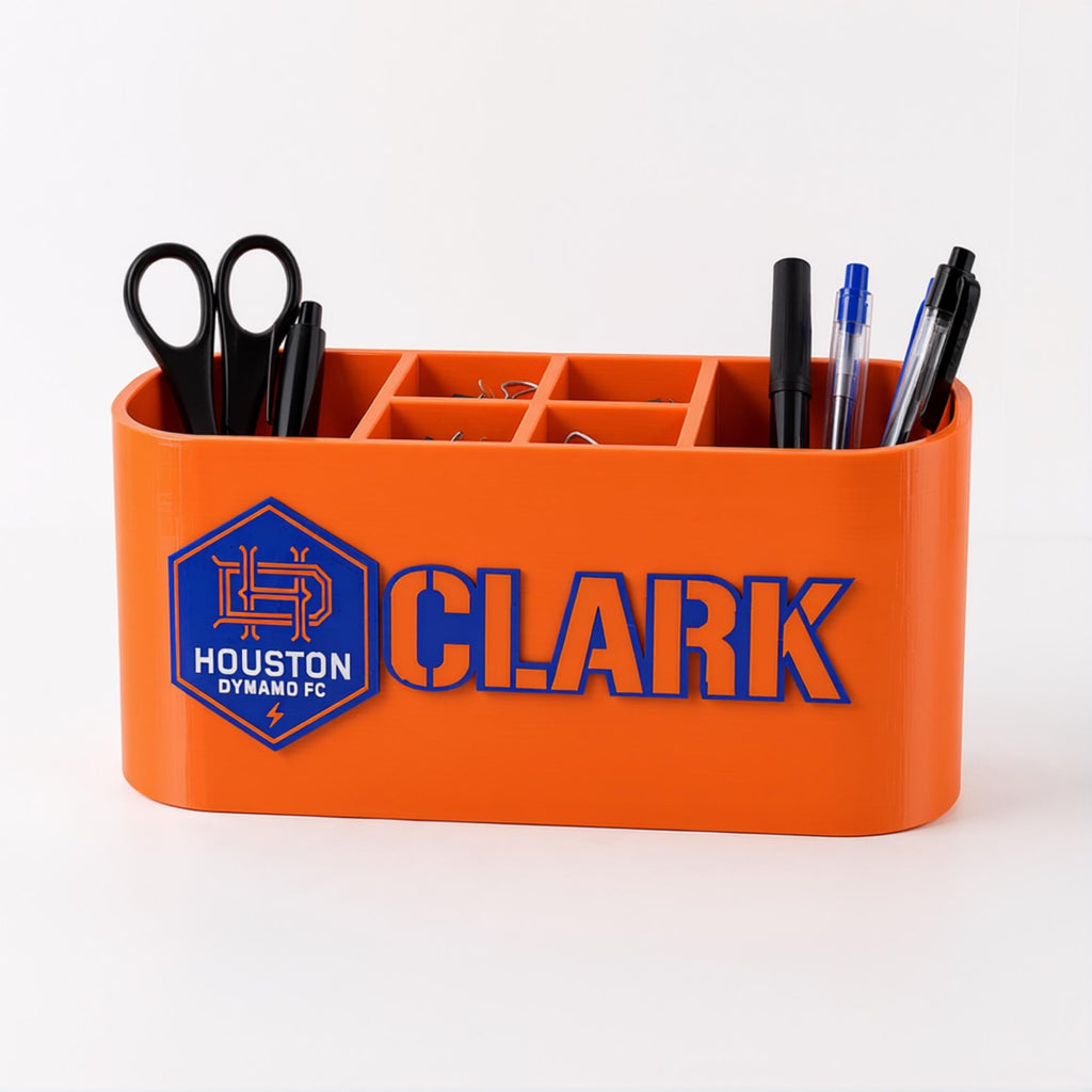 Personalized Houston Dynamo FC Desk Organizer