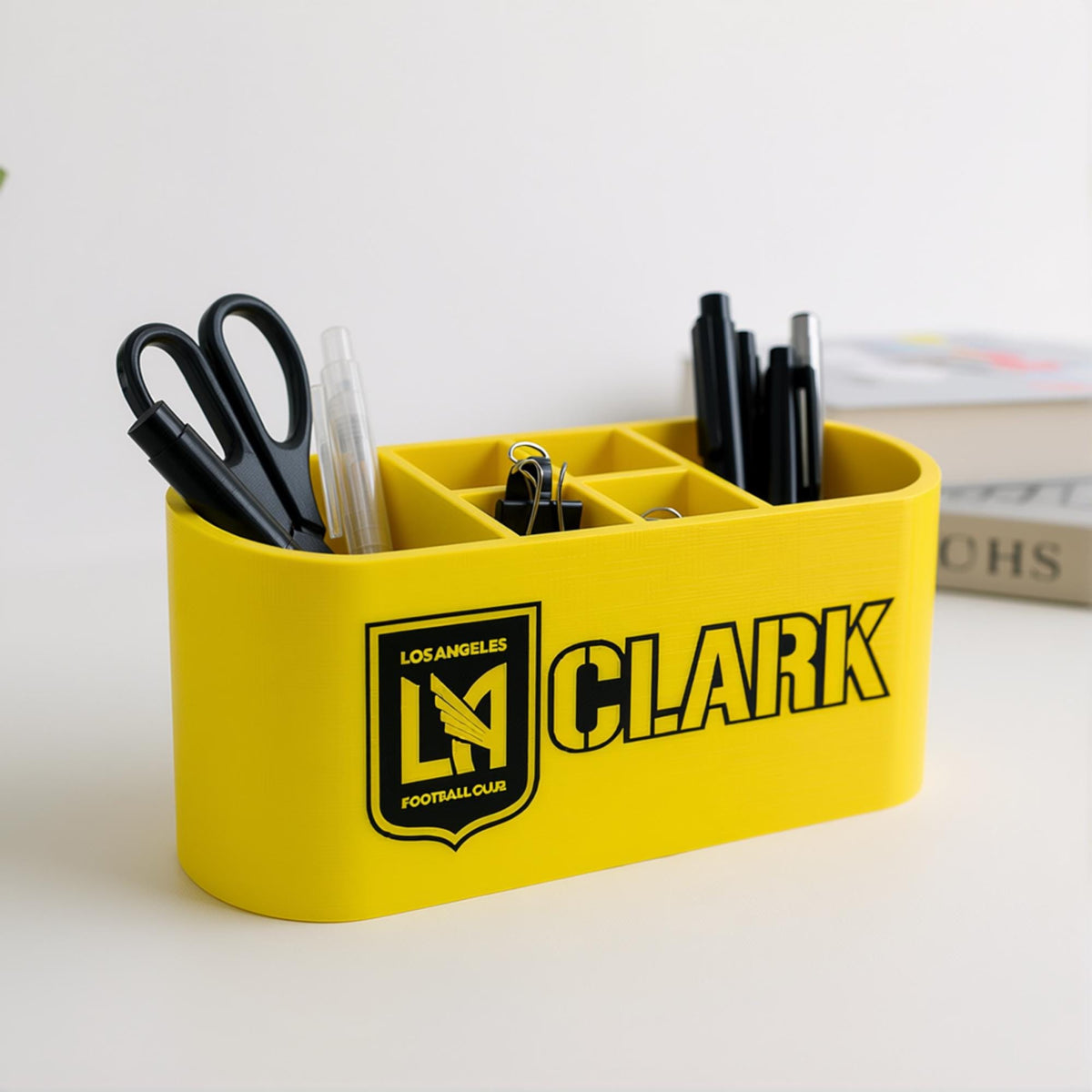 Personalized LA Galaxy Desk Organizer