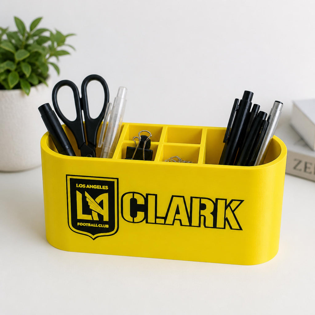 Personalized LA Galaxy Desk Organizer