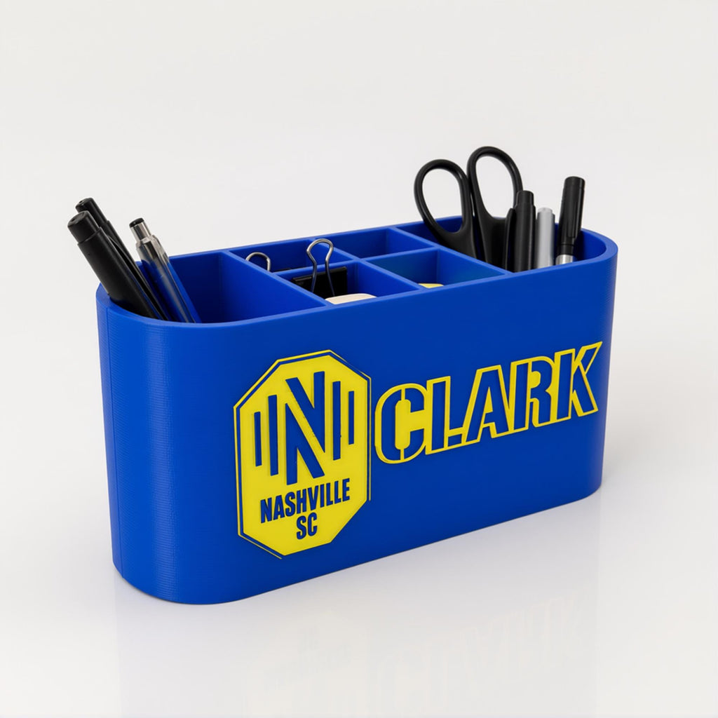 Personalized Nashville SC Desk Organizer