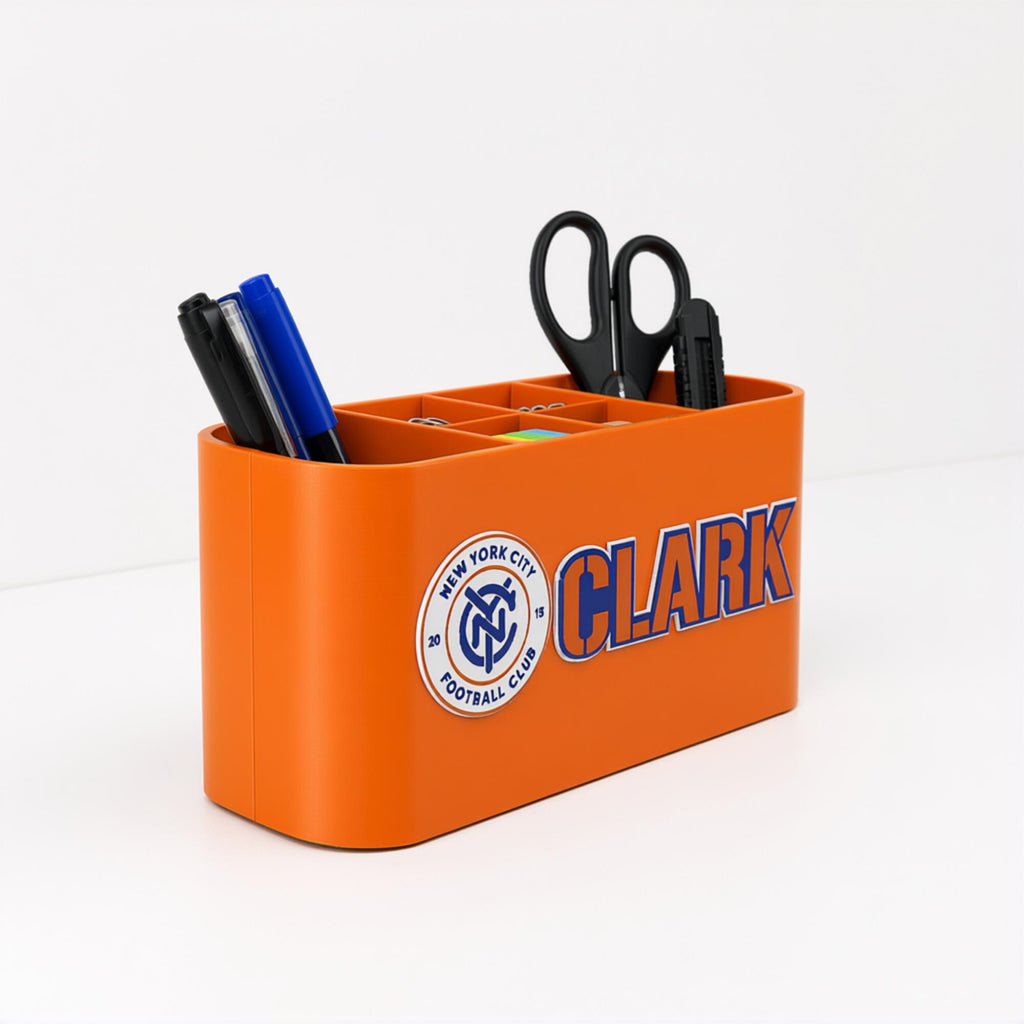 Personalized New York City FC Desk Organizer