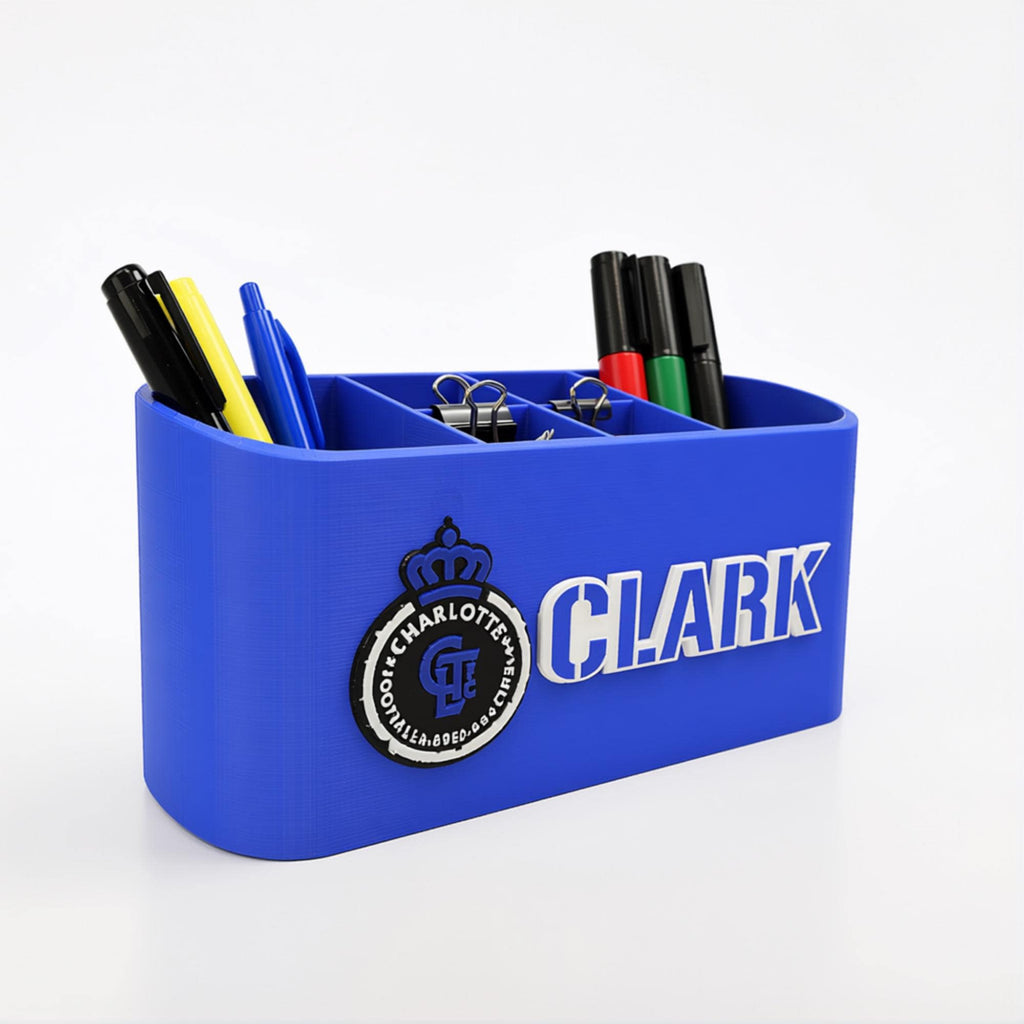Personalized Charlotte FC Desk Organizer