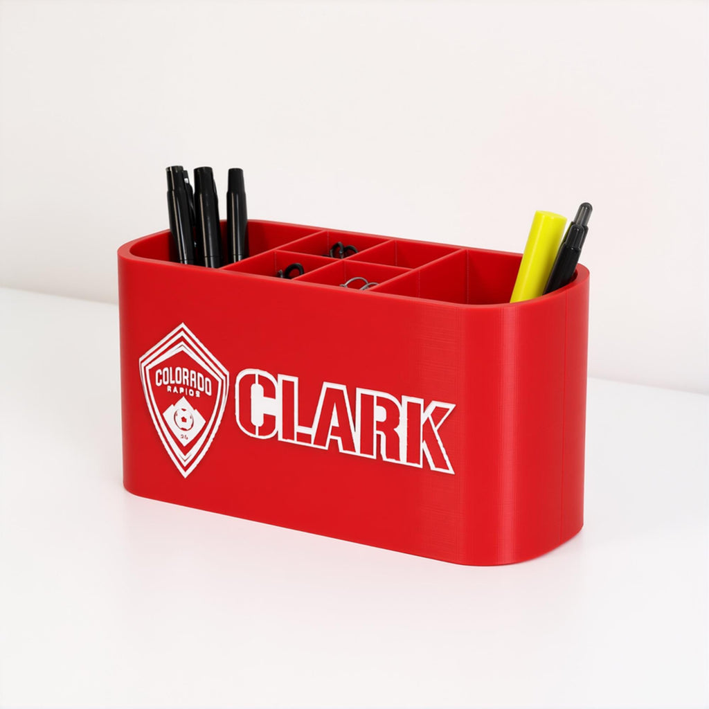 Personalized Colorado Rapids Desk Organizer