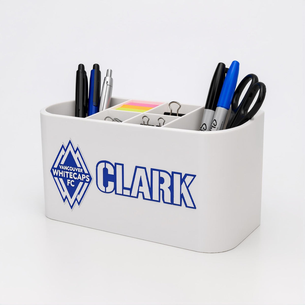 Personalized Vancouver Whitecaps FC Desk Organizer