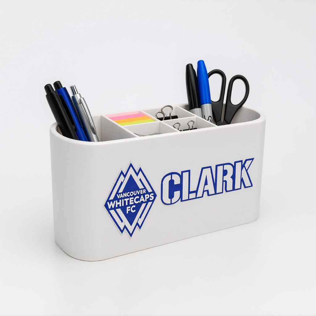 Personalized Vancouver Whitecaps FC Desk Organizer