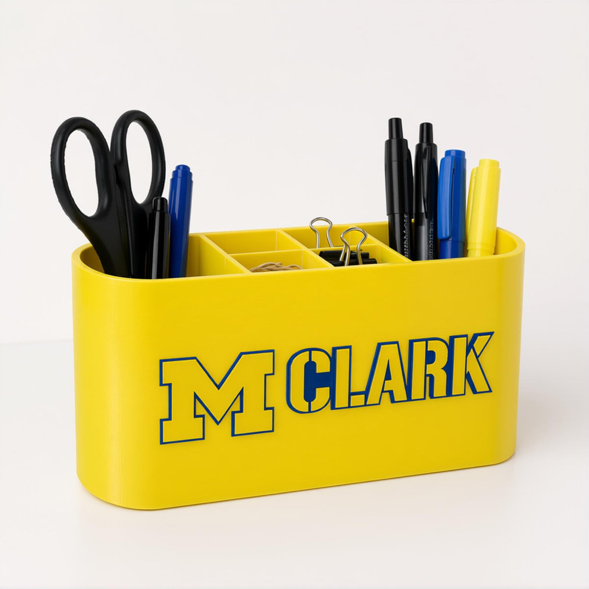 Michigan Wolverines Desk Organizer