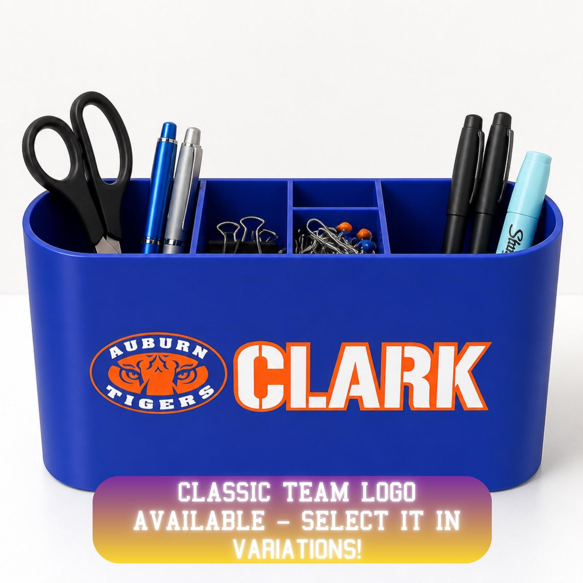 Auburn Tigers Desk Organizer