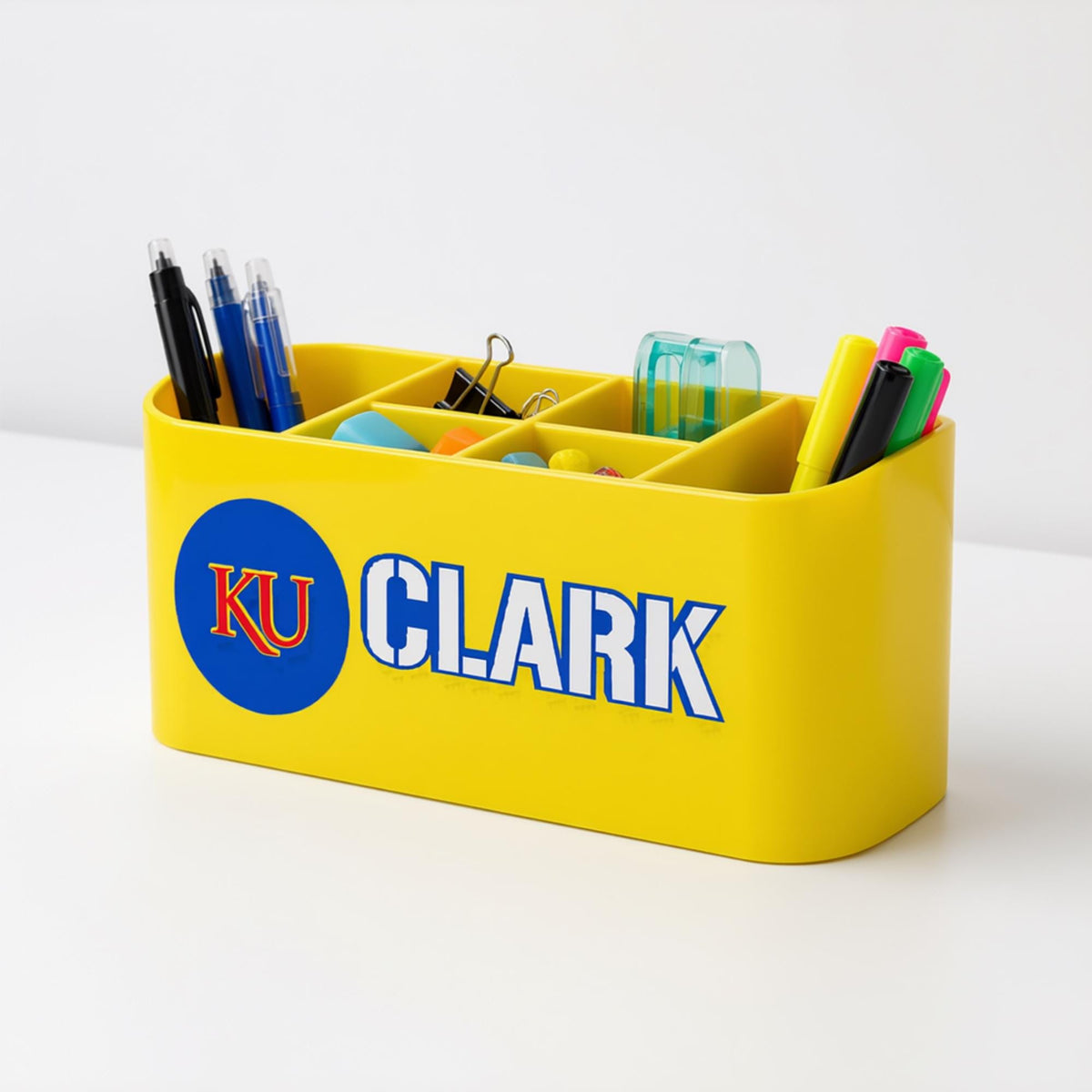 Kansas Jayhawks Desk Organizer