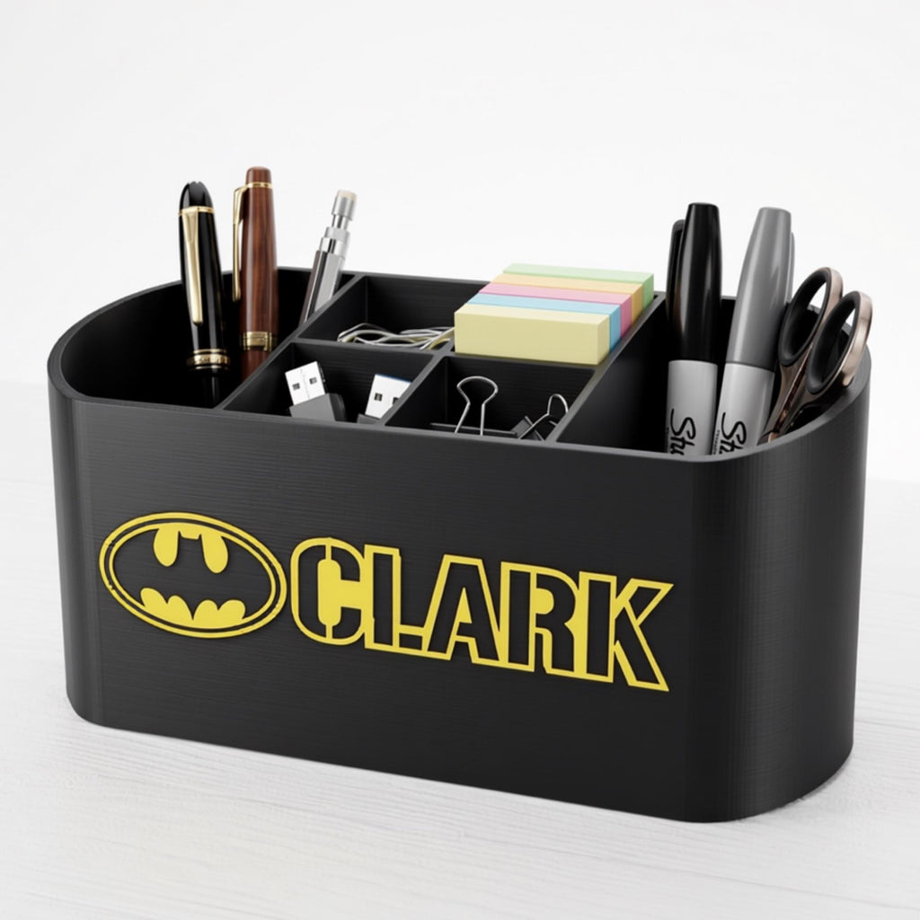 Personalized Batman Desk Organizer