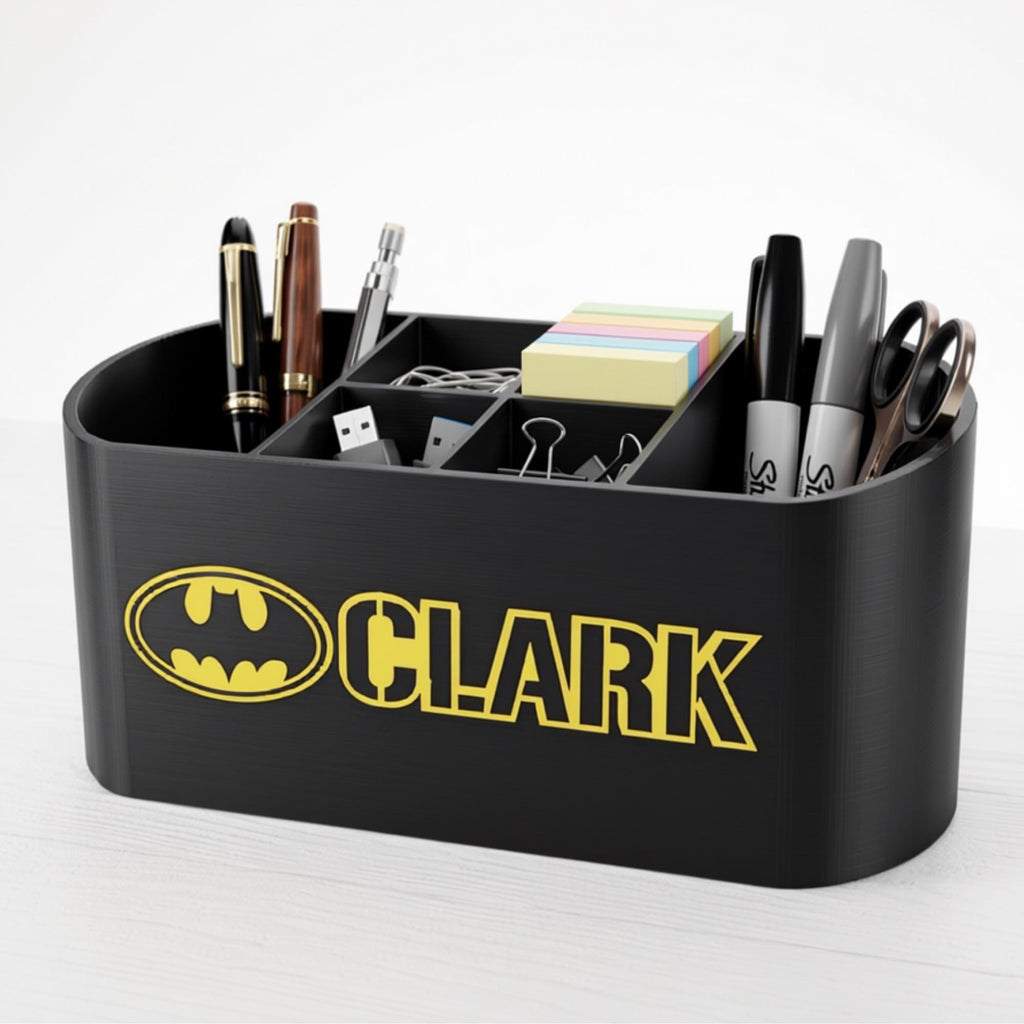 Personalized Batman Desk Organizer